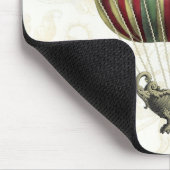 Barockballon mit Uhr Mousepad (Ecke)