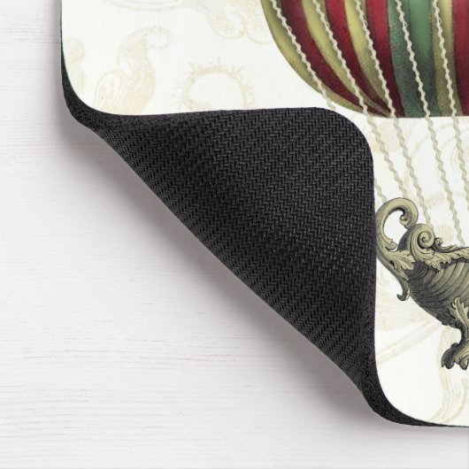 Barockballon mit Uhr Mousepad (Ecke)