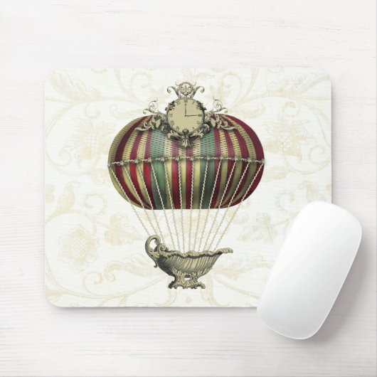 Barockballon mit Uhr Mousepad (Mit Mouse)