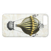 Barockballon Schwarz Gelb Case-Mate iPhone Hülle (Rückseite (Horizontal))