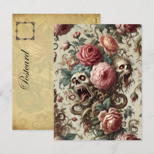 Barockbeerdigung - Gotische Viktorianische Feiertagspostkarte