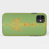 Barockblumenmuster mit Rand V2020 Case-Mate iPhone Hülle (Rückseite (Horizontal))