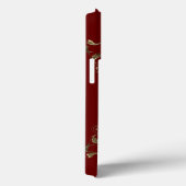 Barockblumenstil.  iPhone Hülle (Rückseite / Rechts)