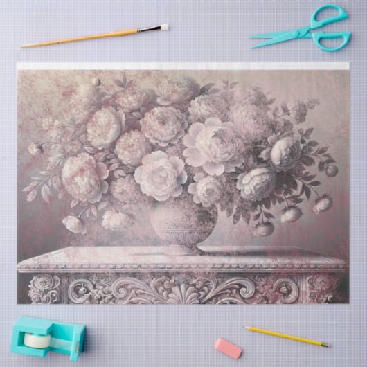 Barockblüten Seidenpapier (Basteln)