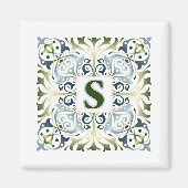 Barockbuchstabe S Magnet (Vorne)