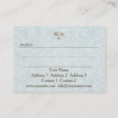 Barockdekoration - Visitenkarte (Rückseite)