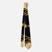 Barockdesign Krawatte (Rückseite)