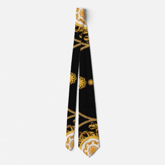 Barockdesign Krawatte (Rückseite)