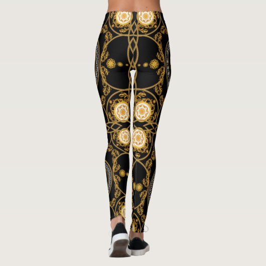 Barockdesign Leggings (Rückseite)