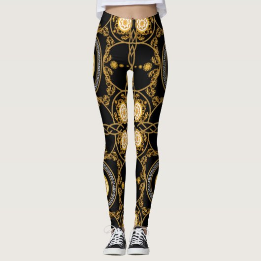 Barockdesign Leggings (Vorderseite)