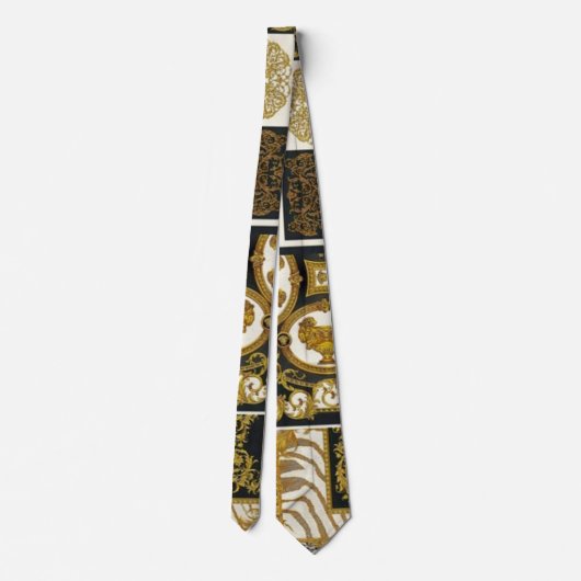 Barockdesign Lumbalkissen Krawatte (Rückseite)