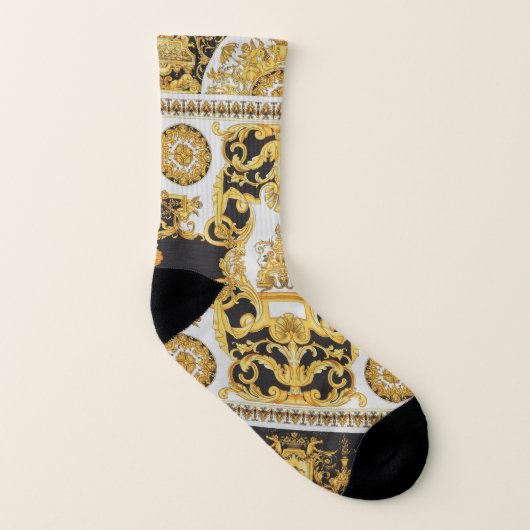 Barockdesign Socken (Links - Innen)