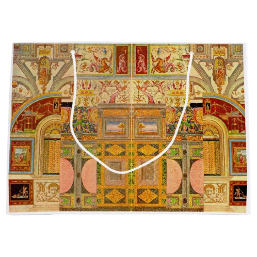 Barockdrucke italienischer Motive Große Geschenktüte (Vorderseite)