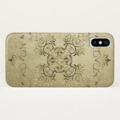 Barocke Art-Schmutzbeschaffenheit Case-Mate iPhone Hülle (Rückseite (Horizontal))