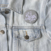 Barocke Blume - Grau und Lilac Button (Beispiel)