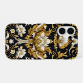 Barocke Blumen iPhone 16 Hülle (Rückseite (Horizontal))