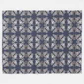 barocke Blumenmuster-Vliesdecke Fleecedecke (Vorderseite (Horizontal))
