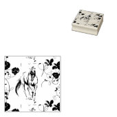 Barocke Briefmarke Gummistempel (Stempel)