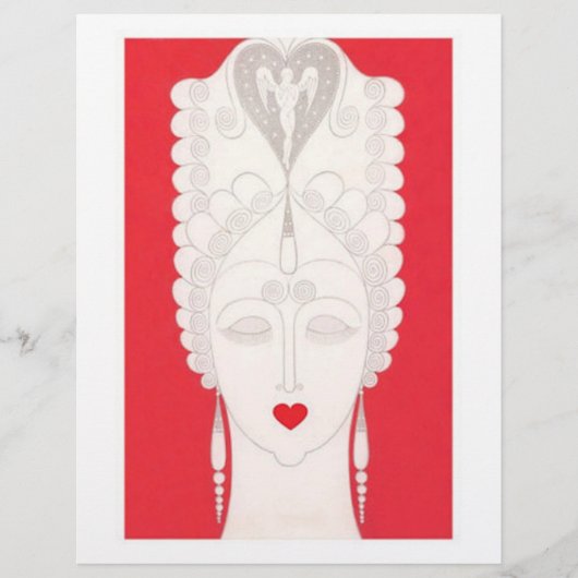 Barocke Frau Flyer (Vorne)