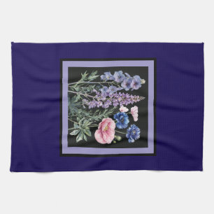 Barocke Frühjahrs-Blumen-Küchenhandtuch für Mama Geschirrtuch