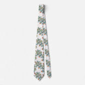Barocke goldene Blumen Hochzeit Krawatte (Vorderseite)