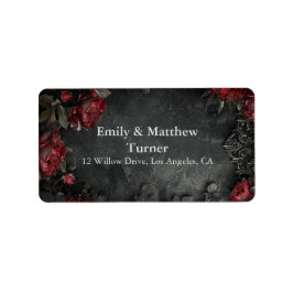 Barocke Gotische Zwerge Adressaufkleber