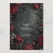 Barocke Gotische Zwerge Menükarte (Rückseite)