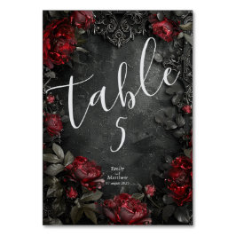 Barocke Gotische Zwerge Tischnummer