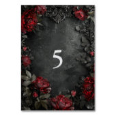 Barocke Gotische Zwerge Tischnummer (Rückseite)