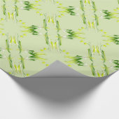 Barocke Grüne Limette Geschenkpapier (Ecke)