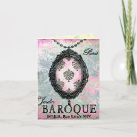 Barocke hängende ~ Karte/Einladungen
