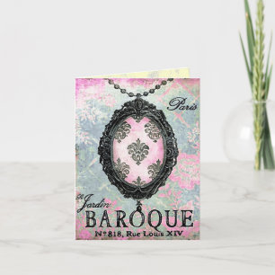 Barocke hängende ~ Karte/Einladungen Einladung