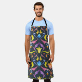 Barocke Helligkeit: Farbenfroher Vintager Charme. Schürze (Getragen)