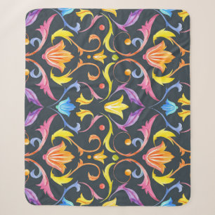 Barocke Helligkeit: Farbiger Vintage-Charme. Sherpadecke