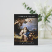 Barocke Himmlische Mutter Postkarte (Stehend Vorderseite)