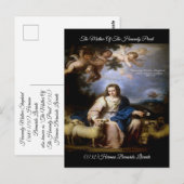 Barocke Himmlische Mutter Postkarte (Vorne/Hinten)