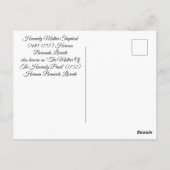 Barocke Himmlische Mutter Postkarte (Rückseite)
