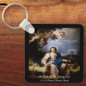 Barocke Himmlische Mutter Schlüsselanhänger (Vorderseite)