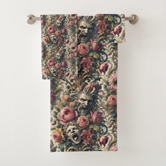 Barocke Hungerfestungen - Gotisch Viktorianisch Badhandtuch Set (Insitu)