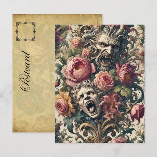 Barocke Hungerfestungen - Gotisch Viktorianisch Feiertagspostkarte (Vorne/Hinten)