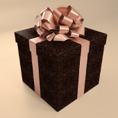 Barocke Imitate Lederleder Muster Geschenkpapier