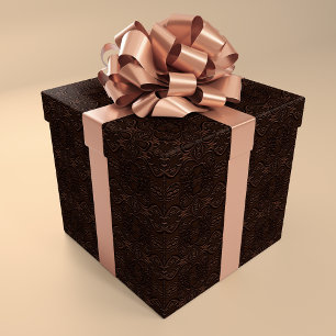 Barocke Imitate Lederleder Muster Geschenkpapier