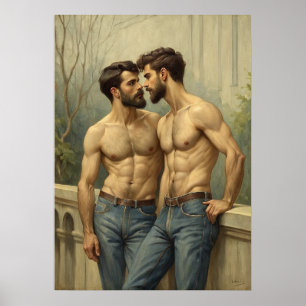 Barocke Intimität: Der romantische Blick Poster