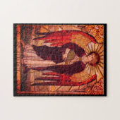 Barocke klassische Engel Puzzle (Horizontal)