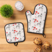 Barocke Mitt Oven Set (Oben Unten)