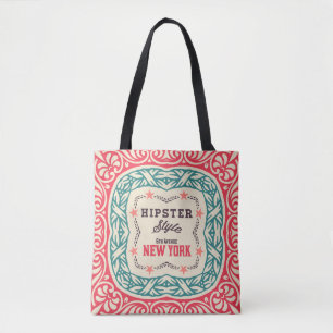 Barocke Ornamente und florale Details, Hipster-Kar Tasche
