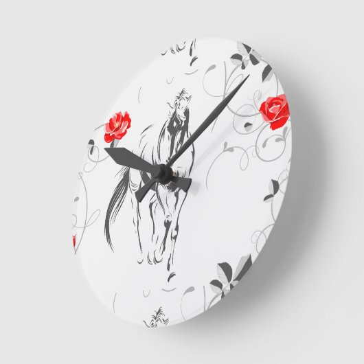 Barocke Pferderauer Uhr (Winkel)