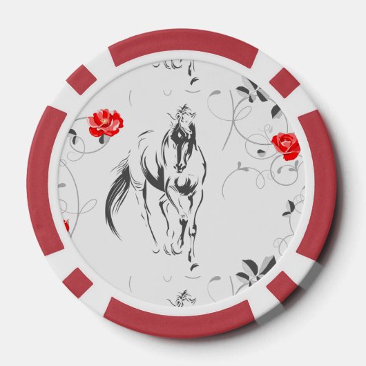 Barocke Poker Chips (Rückseite)