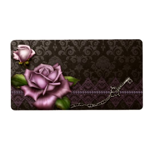 Barocke Rose Apotheke Etikett (Vorne)