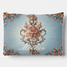 Barocke Rose Druckknopfbeutel Zubehörtasche